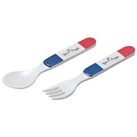 MELAMINE KIDS FORK & SPOON SET