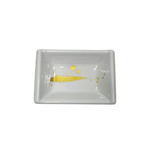 MEL SAUCE DISH L9.1xW6.3xH2.5cm, KINPAKU