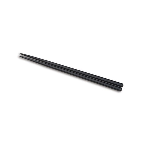 MEL CHOPSTICKS 22.5cm, BLACK, KYOTAMA, 10prs/pkt