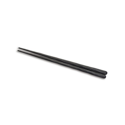 CARBON CHOPSTICKS 22.3cm, BLACK, 10prs/pkt