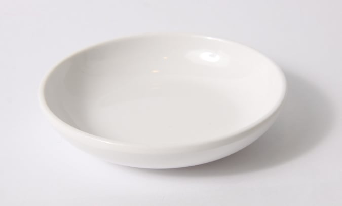 SAUCE DISH Dia 84xH18MM, MELAMINE INVISIBLE