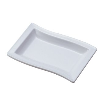 RECT PLATTER L33xW22xH3cm, MELAMINE INVISIBLE