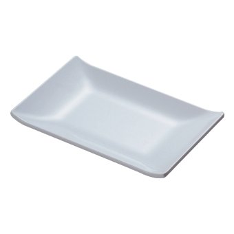 RECT. PLATE, 17.5x29cm, MELAMINE INVISIBLE