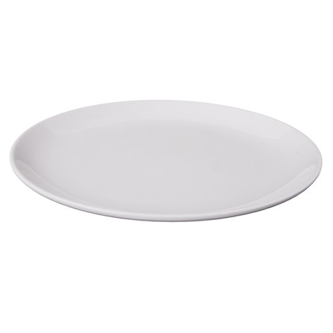 RD COUPE PLATE Ø405xH35mm, MELAMINE INVISIBLE