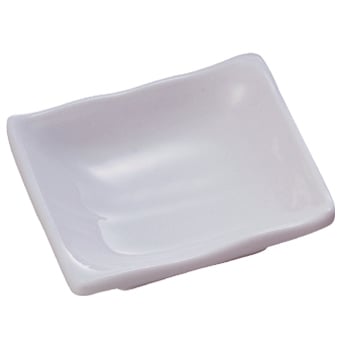 SQ DISH 10x9.4x3cm, MELAMINE INVISIBLE