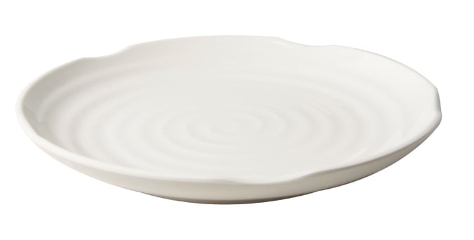 RD PLATE Ø26.5xH4cm, MELAMINE INVISIBLE