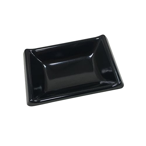 MEL RECTANGLE SAUCE DISH L9.1xW6.3xH2.5cm, BLACK