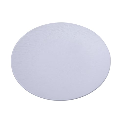 MEL ROUND PLATE Ø26.4xH2.4cm, WHITE