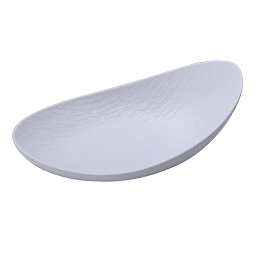 MEL PLATE L26.9xW17.6xH8.86cm, WHITE