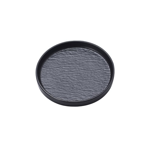 MEL ROUND PLATE Ø17.7xH2.1cm, BLACK