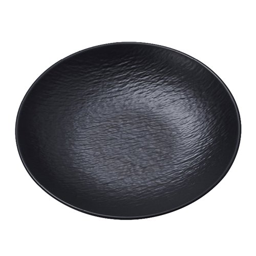 MEL ROUND SALAD BOWL Ø25.9xH4.9cm, BLACK