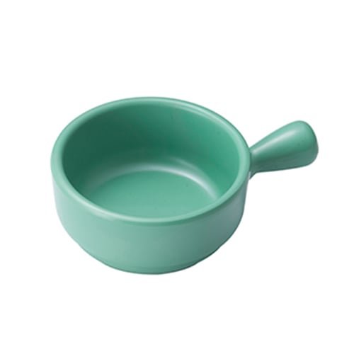 MEL SAUCE BOWL WITH HANDLE Ø7.8xH3.56cm, GREEN