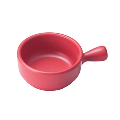 MEL SAUCE BOWL WITH HANDLE Ø7.8xH3.56cm, RED