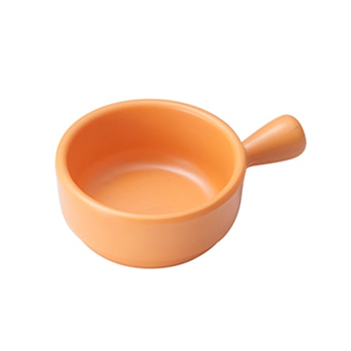 MEL SAUCE BOWL WITH HANDLE Ø7.8xH3.56cm, YELLOW