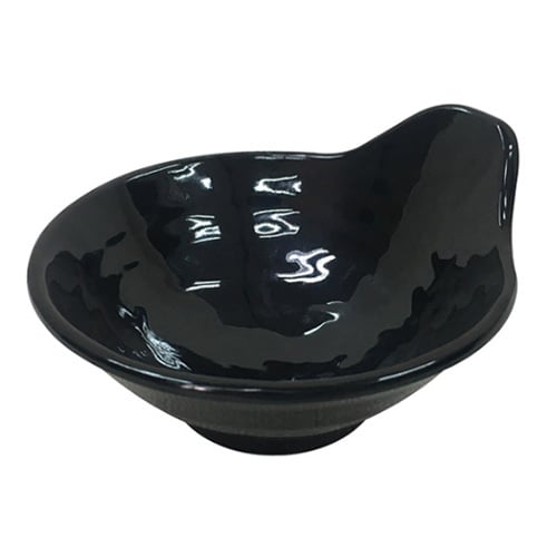 MEL TEMPURA SAUCE BOWL L12.4xW11.1xH6.1cm, BLACK