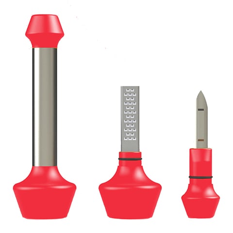 4-In-1 Pastry Tamper With Zester & Swivel Peeler