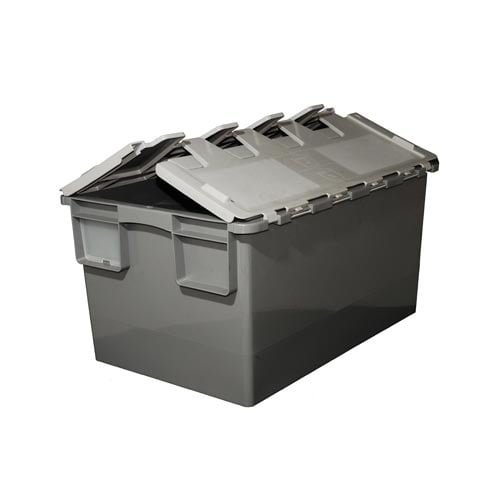 PLASTIC INDUSTRIAL CONTAINER with ASSEMBLED LID (L)