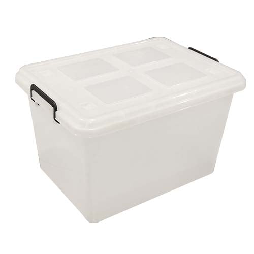 PLASTIC TRANSLUCENT CONTAINER with LID