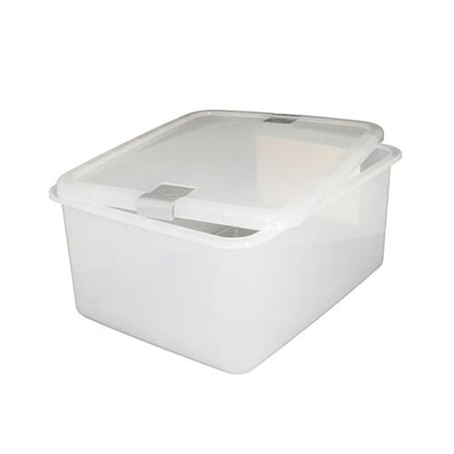 PLASTIC TRANSLUCENT CONTAINER with LID