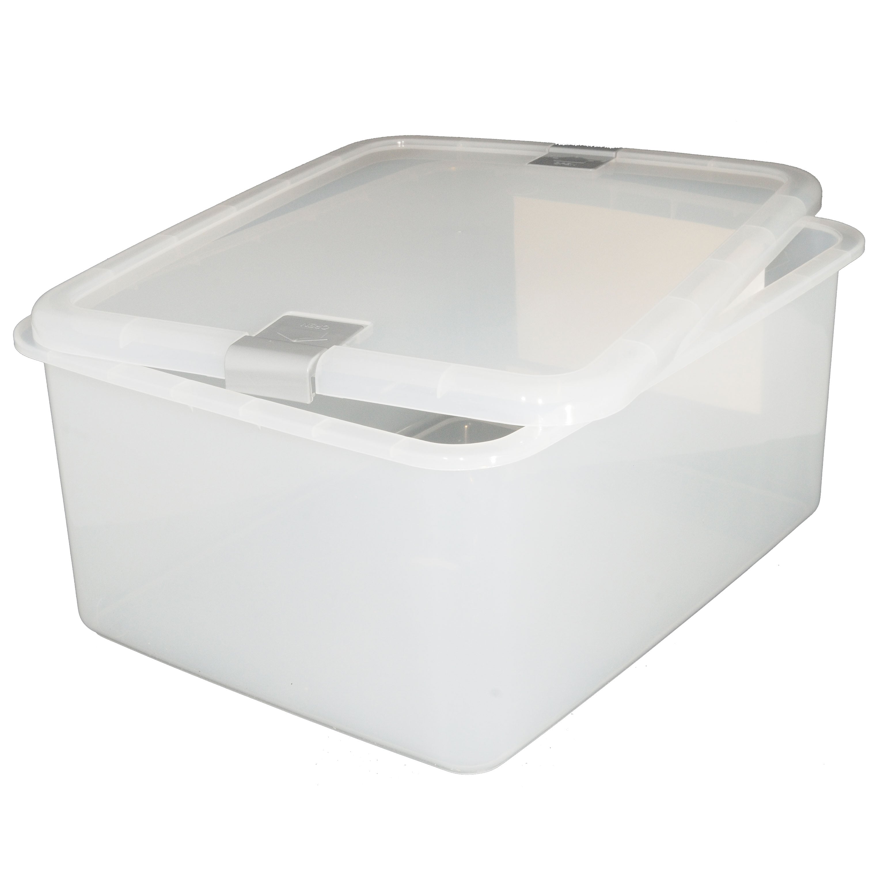 PLASTIC TRANSLUCENT CONTAINER with LID