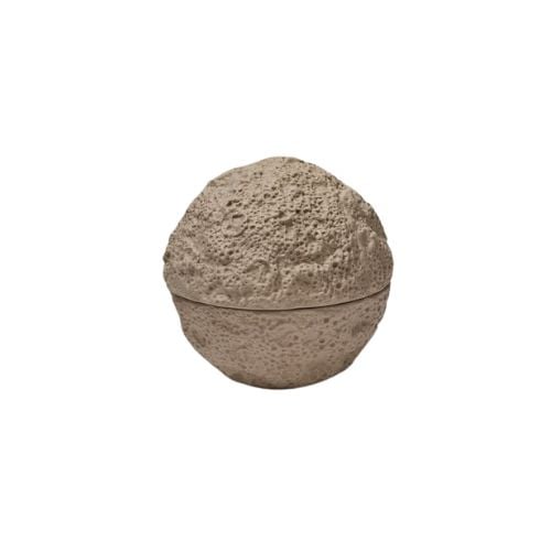 Royal Bali Celadon Round Coral Bowl With Lid Ø12xH12cm, Glugu White Doff