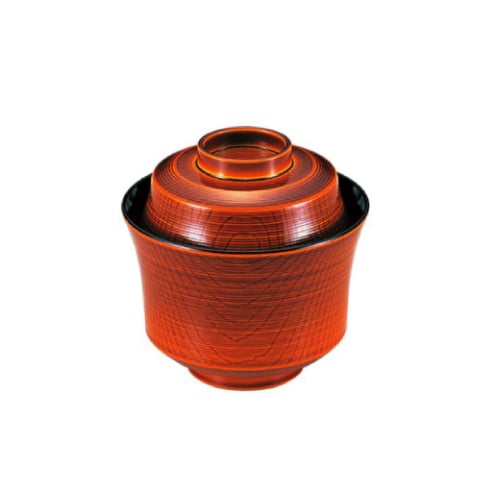 ABS Miso Bowl With Lid Ø9.5X9.5cm, Light Brown