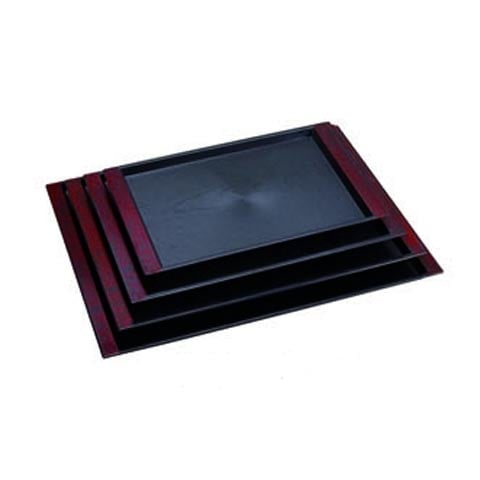 PLC SERVING TRAY w/RED FLAT EGDE