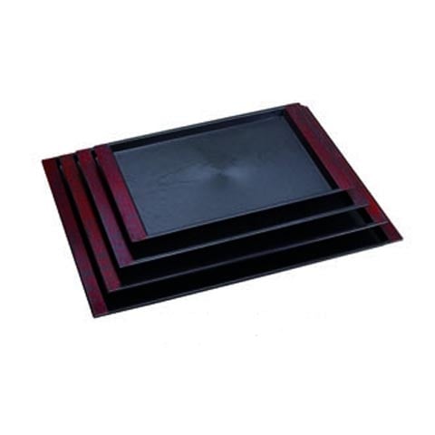 PLC SERVING TRAY w/RED FLAT EGDE