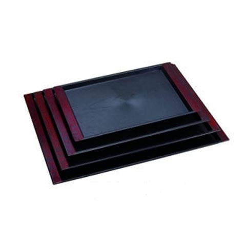 PLC SERVING TRAY w/RED FLAT EGDE