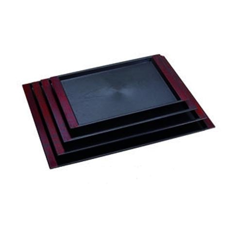 PLC SERVING TRAY w/RED FLAT EGDE