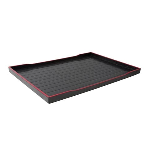 PLC SERVING TRAY w/RED RIM