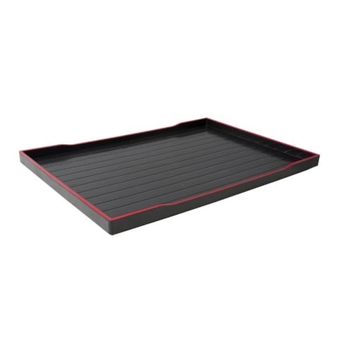 PLC SERVING TRAY w/RED RIM