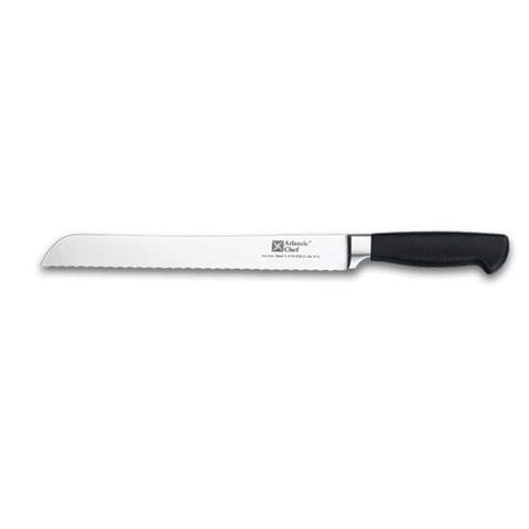 FORGED BREAD KNIFE , SANTOPRENE HANDLE