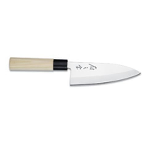 DEBA KNIFE , WOODEN HANDLE