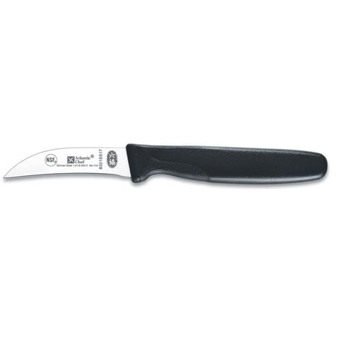 CURVED PARING/TURNING KNIFE , PLASTIC HANDLE