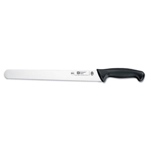 Atlantic Chef Plastic Handle Slicing Knife Plain Edge 30cm