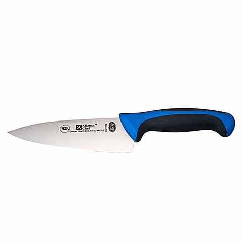 Atlantic Chef Plastic Handle Chef Knife 15cm, Blue