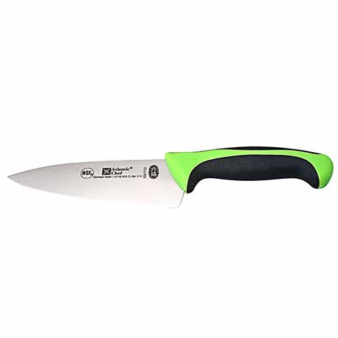 Atlantic Chef Plastic Handle Chef Knife 15cm, Green