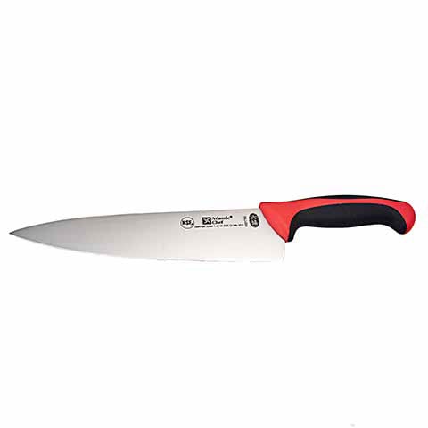 Atlantic Chef Plastic Handle Chef Knife 25cm, Red