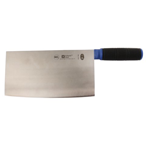 STAINLESS STEEL MUN MO/KITCHEN KNIFE #2, PLC HANDLE BLUE