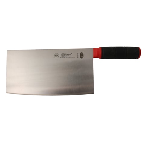 Atlantic Chef Plastic Handle Stainless Steel Mun Mo/Kitchen Knife #2 L21.5xW11.4cm, Red