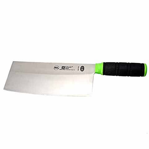 Atlantic Chef Plastic Handle Stainless Steel Slicing Knife #3 L20xW8.5cm, Green