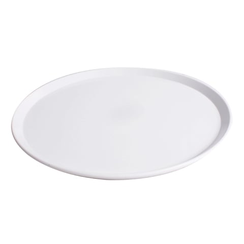 MEL ROUND TRAY Ø31xH2cm, WHITE, VELOCITY, EFAY