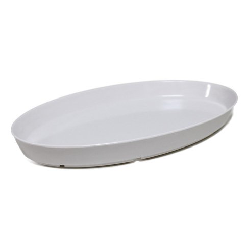 MEL OVAL PLATTER Ø43xW26xH4cm, IVORY, FLOATING, EFAY