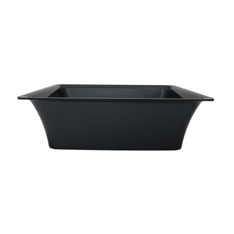 Efay Melamine Rectangle GN 1/2 Slim Pan , Black