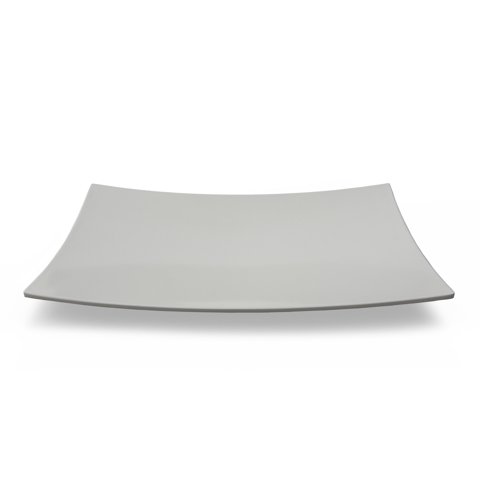 MEL RECT GN 1/3 CURVED PLATE L32.5xW17.6xH4cm, WHITE, LUNA, EFAY