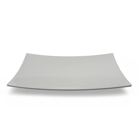 Efay Melamine Rectangle GN 1/3 Curved Plate , White, Luna