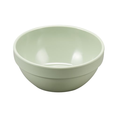 Efay Melamine Round Bowl Ø22.5xH11.5cm, Dessert Sage, Stack