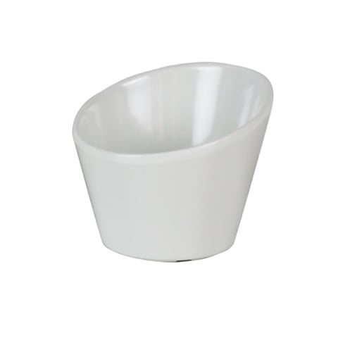 MEL 5" SLANTED BOWL  L11xw11xH10cm, IVORY, VELOCITY  EFAY