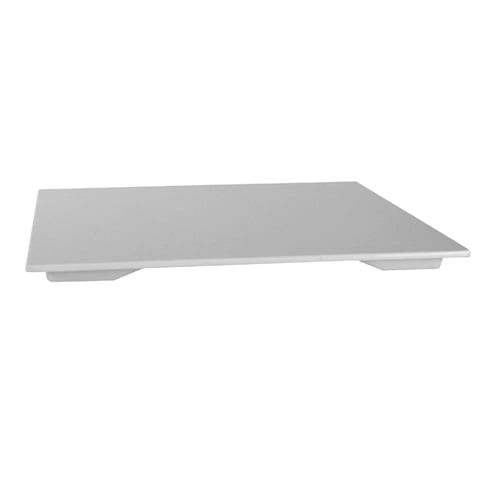 MEL 1/2 FOOTED PLATTER  L32xW26xH2cm, WHITE, EFAY